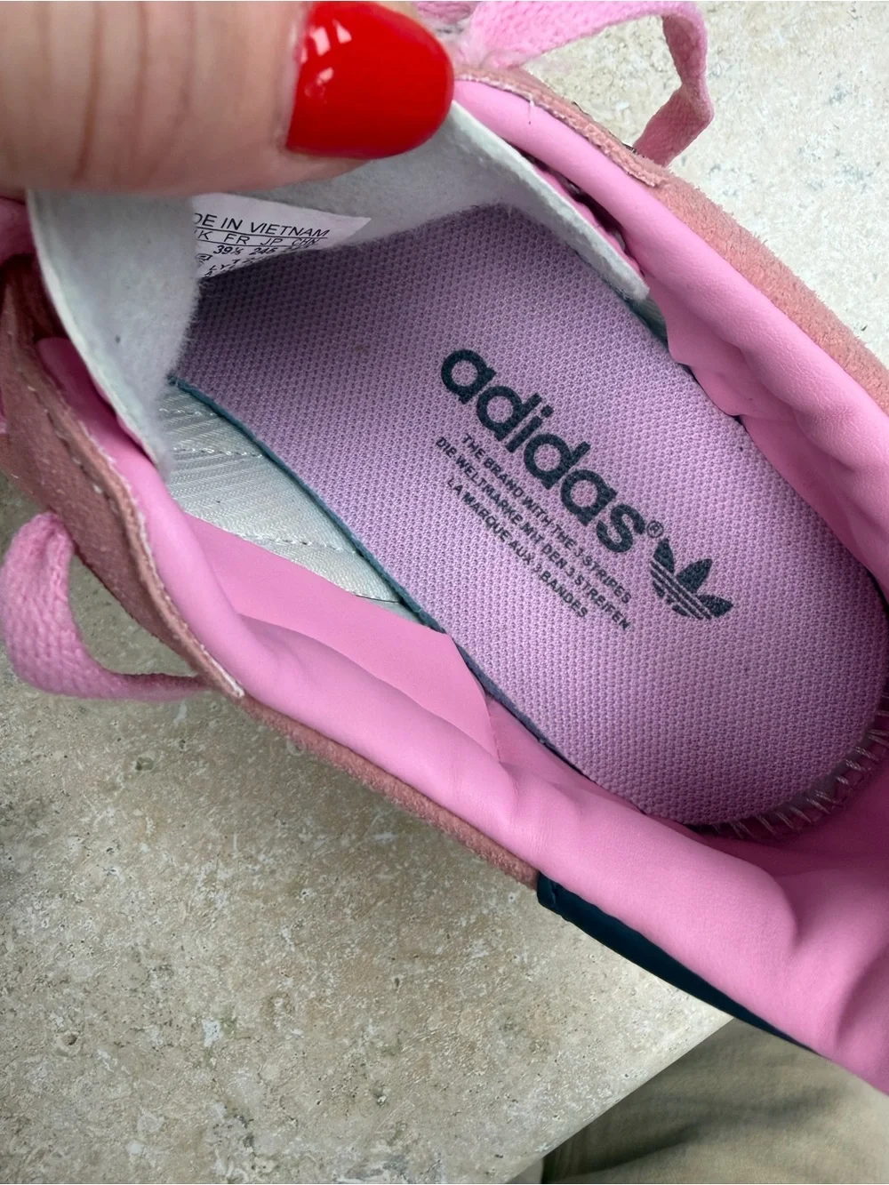 Adidas Gazelle Bold Pink Glow Platform Sneakers - Picture 7 of 7